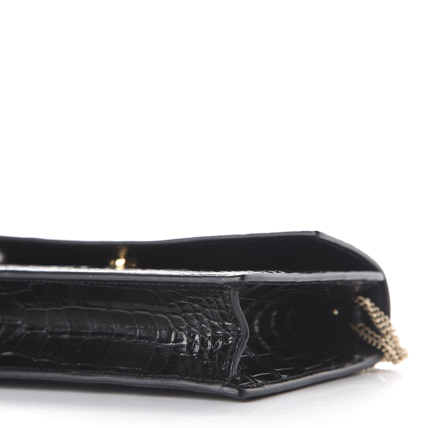 Alligator Small Pochette Black