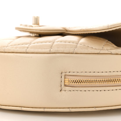 Chanel Metallic Lambskin Quilted CC In Love Heart Bag Gold 10 of 11