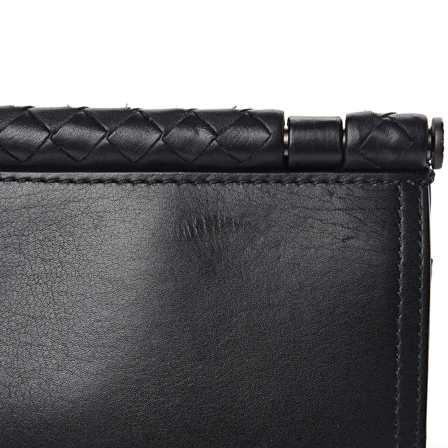 Bottega Veneta Nappa Intrecciato Shoulder Bag Black 8 of 10