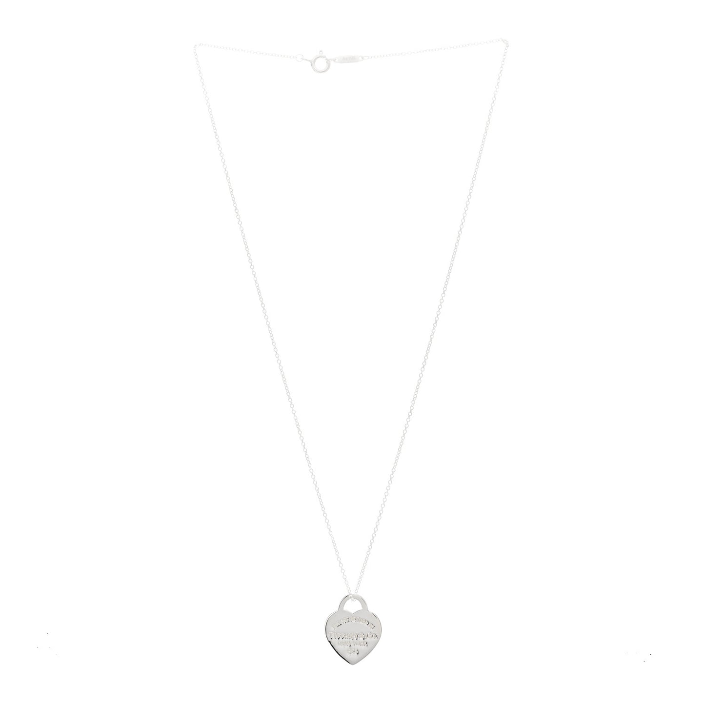 Sterling Silver Small Return to Tiffany Heart Pendant Necklace