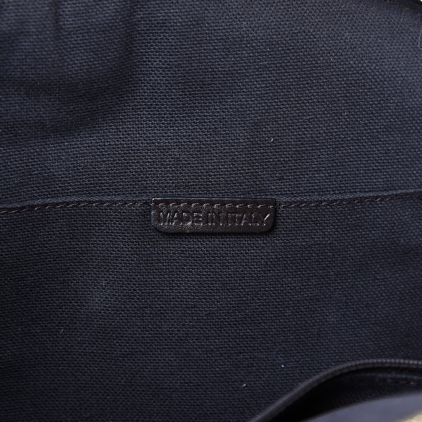 Haymarket Check Small Orchard Bowling Bag Chocolate