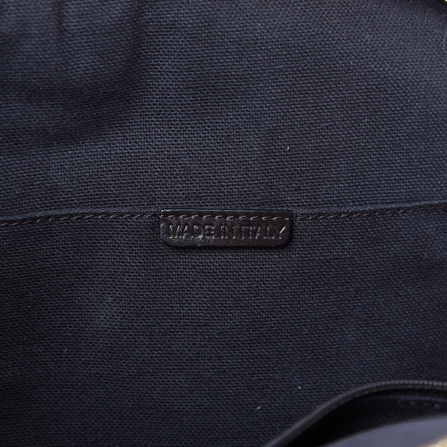 Burberry Haymarket Check Small Orchard Bowling Bag Chocolate 6 of 18