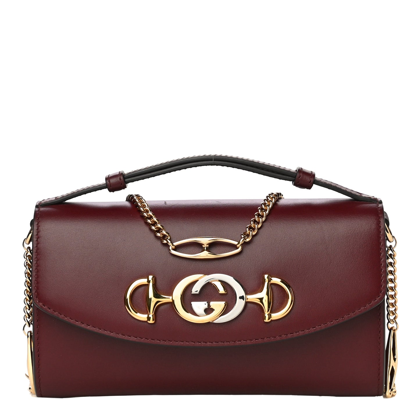 Shibuya Calfskin Mini Zumi Shoulder Bag Vintage Bordeaux
