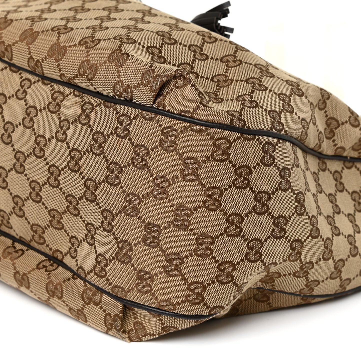 Monogram Margaux Calfskin Medium Emily Hobo Beige Ebony Cocoa