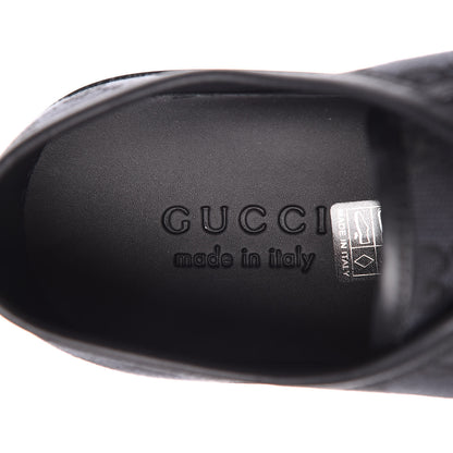 Gucci Monogram Mens Sneakers 8.5 Black Piombo 6 of 10