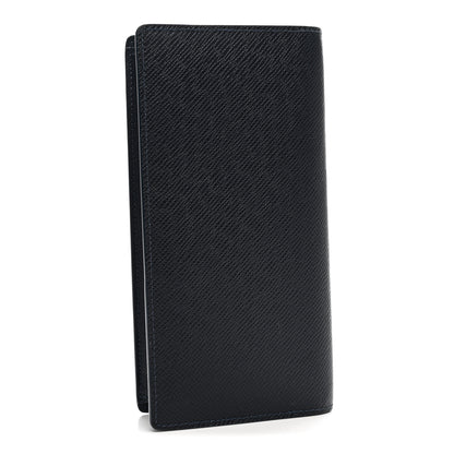 Louis Vuitton Taiga Brazza Wallet Ocean 3 of 6