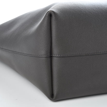 Saint Laurent Calfskin Large Shopping Tote Dark Grey 12 of 13