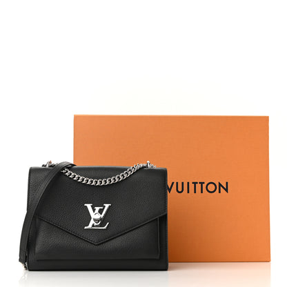 Louis Vuitton Soft Calfskin My Lockme Chain Bag BB Black 10 of 10