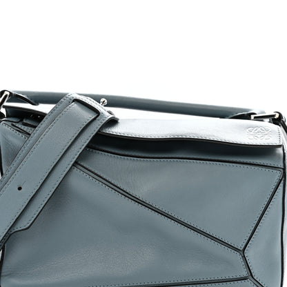 Loewe Calfskin Small Puzzle Bag Stone Blue 8 of 14
