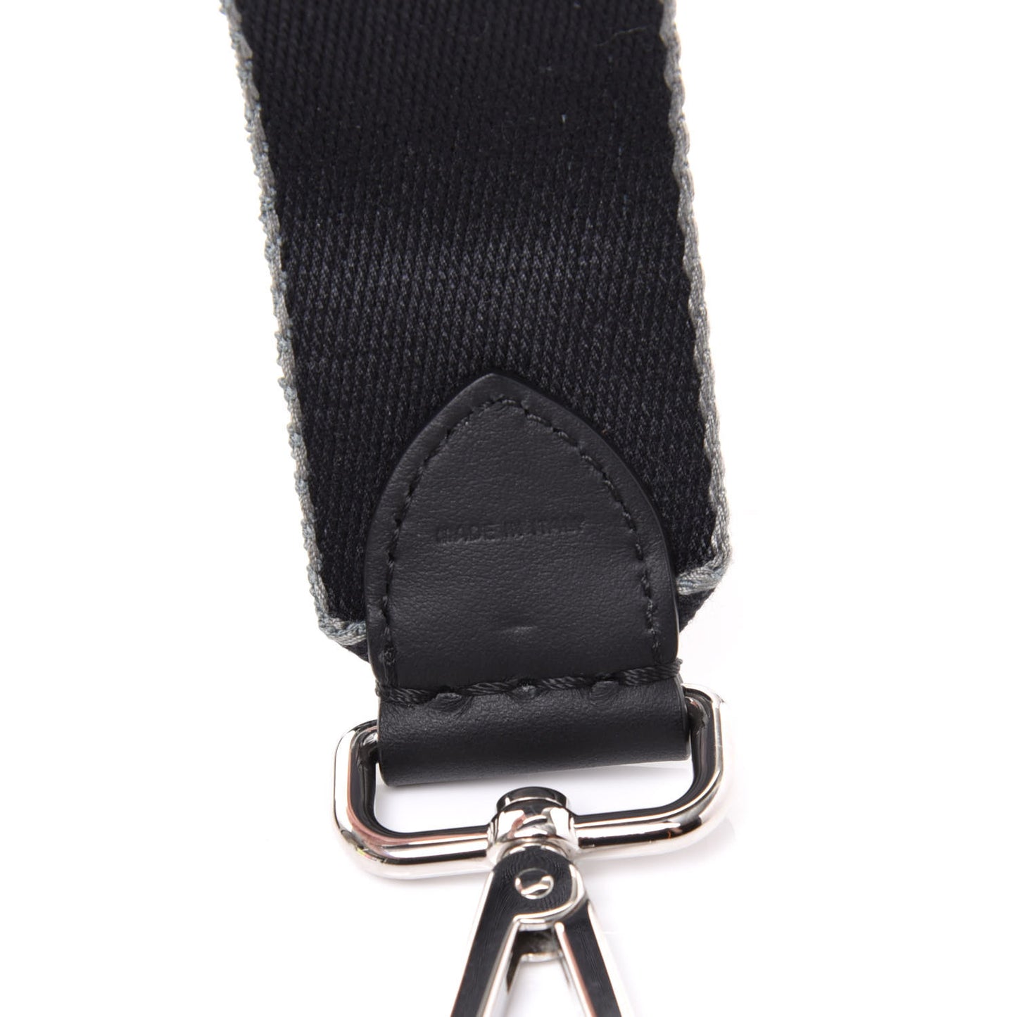 Woven Twill FF Strap You Black Multicolor