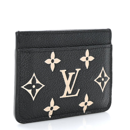 Louis Vuitton Empreinte Card Holder Black Beige 3 of 7