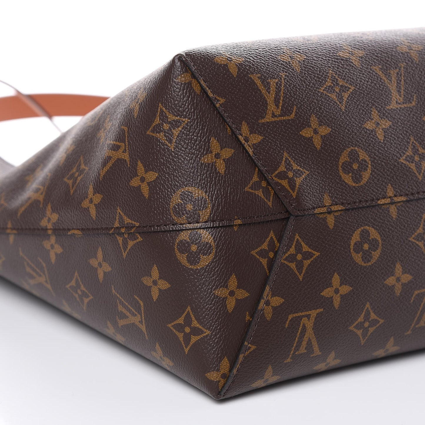 Monogram Flower Hobo Caramel