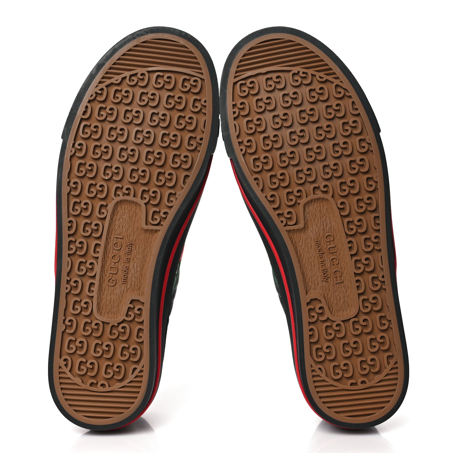 Gucci Econyl Nylon Web Monogram Off The Grid 1977 Tennis Sneakers 37.5 Black 5 of 8