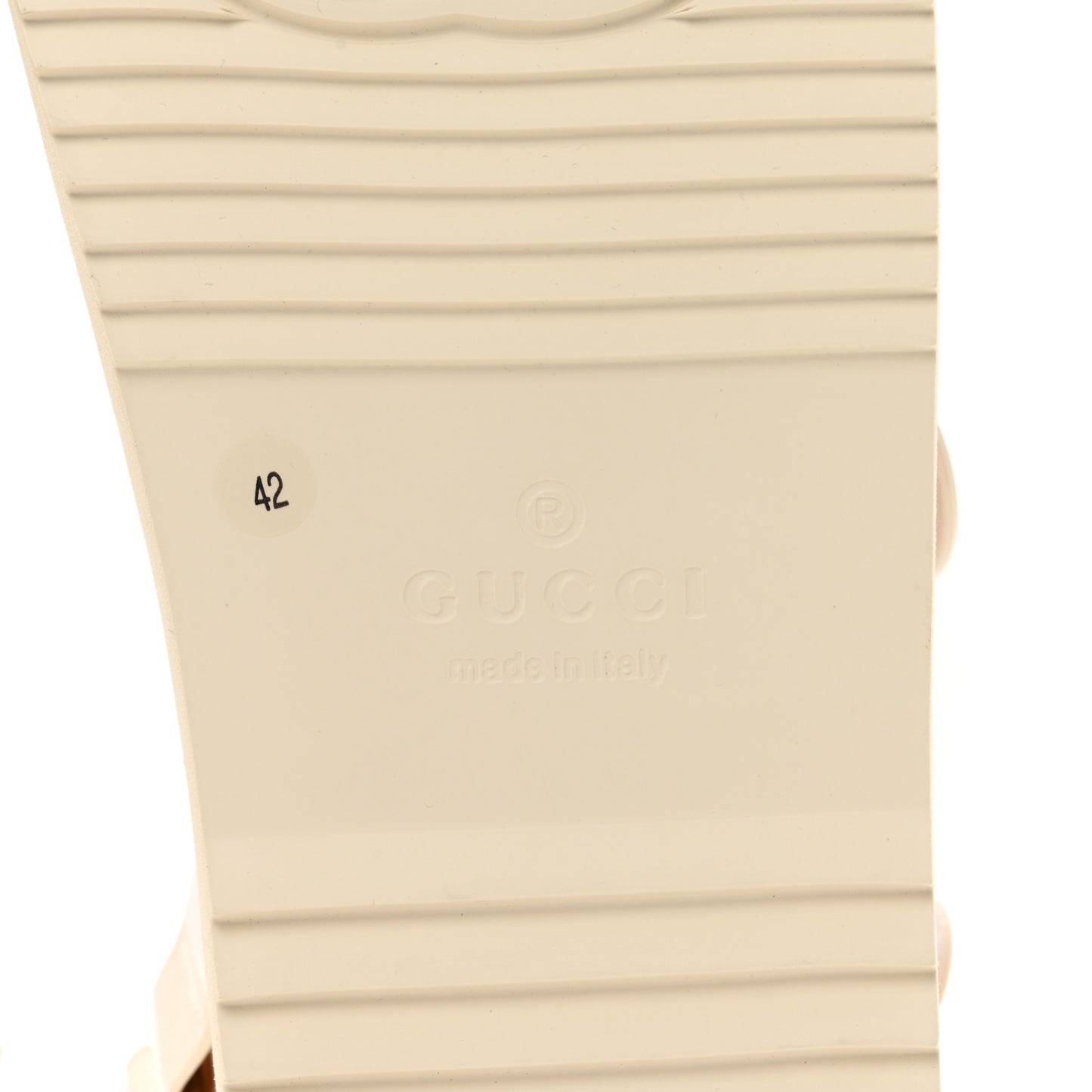Rubber Mini Double G Womens Isla Dad Sandals 42 Dusty White