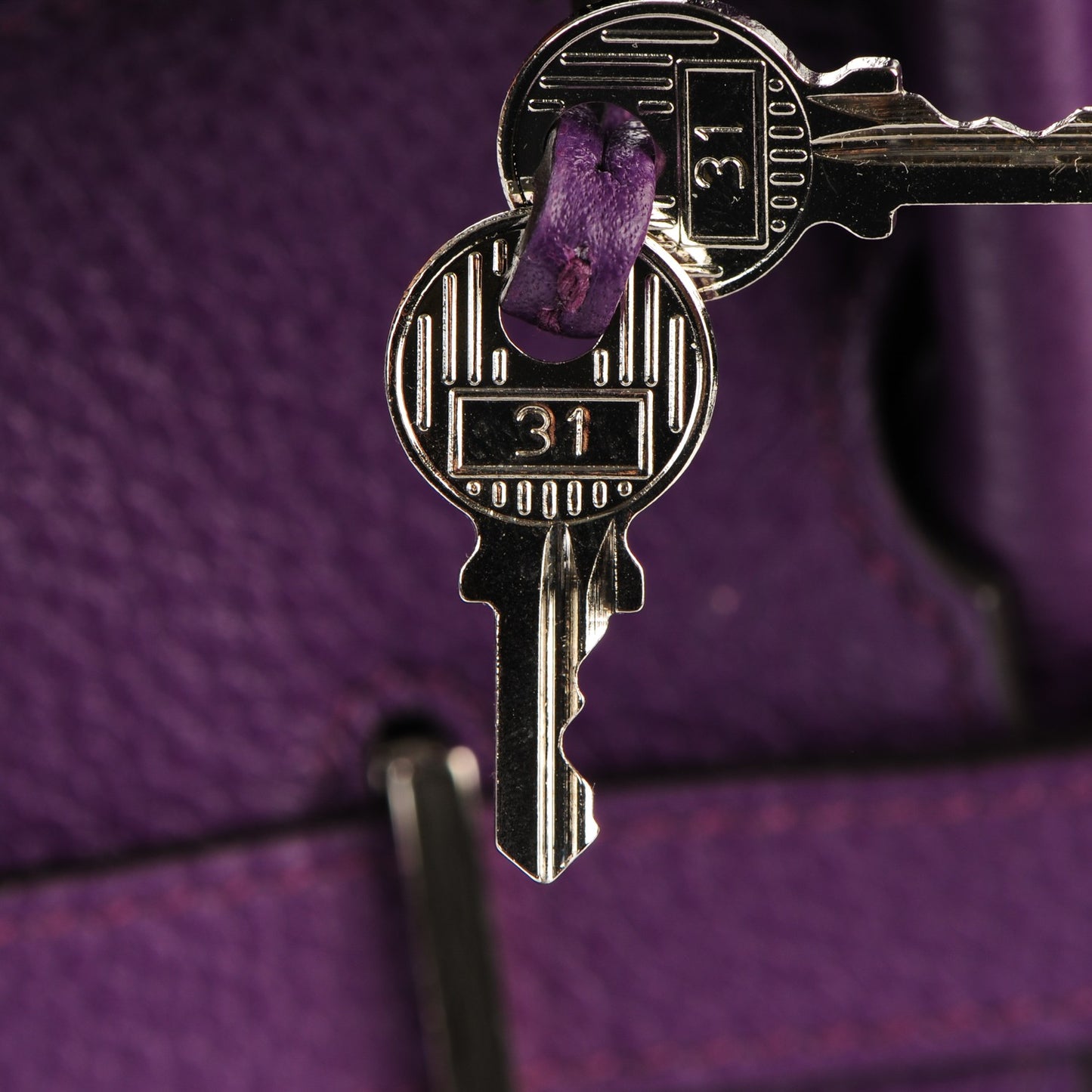 Taurillon Clemence Birkin 30 Ultraviolet