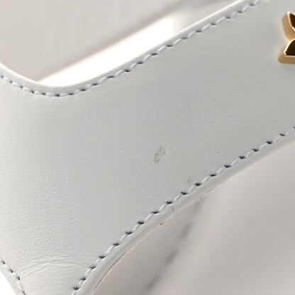 Louis Vuitton Calfskin Signature Thong Sandal 37.5 White 11 of 11