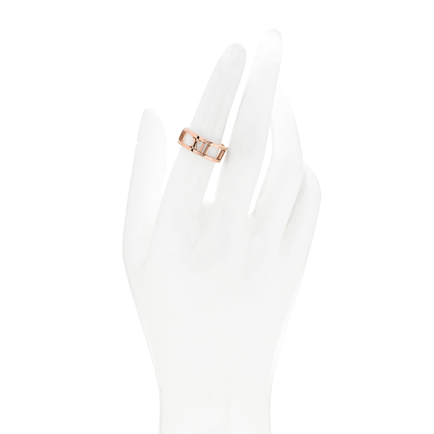 18K Rose Gold Atlas Open Ring 53 6.5