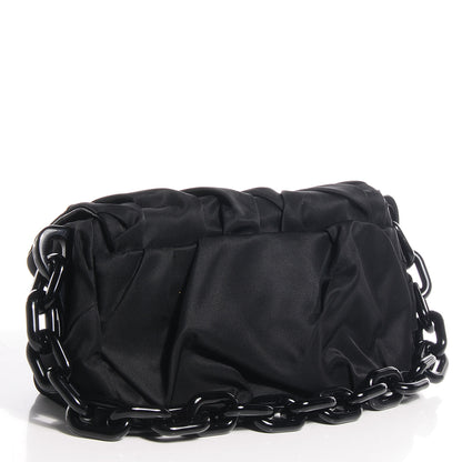 Prada Tessuto Nylon Origami Pleated Handbag Nero Black 3 of 9