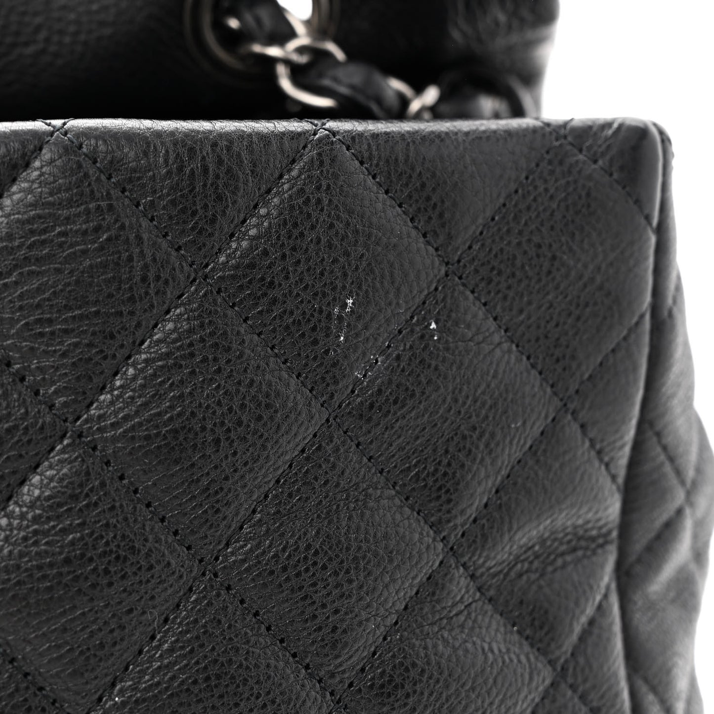 Calfskin Quilted Large Istanbul Flap Black