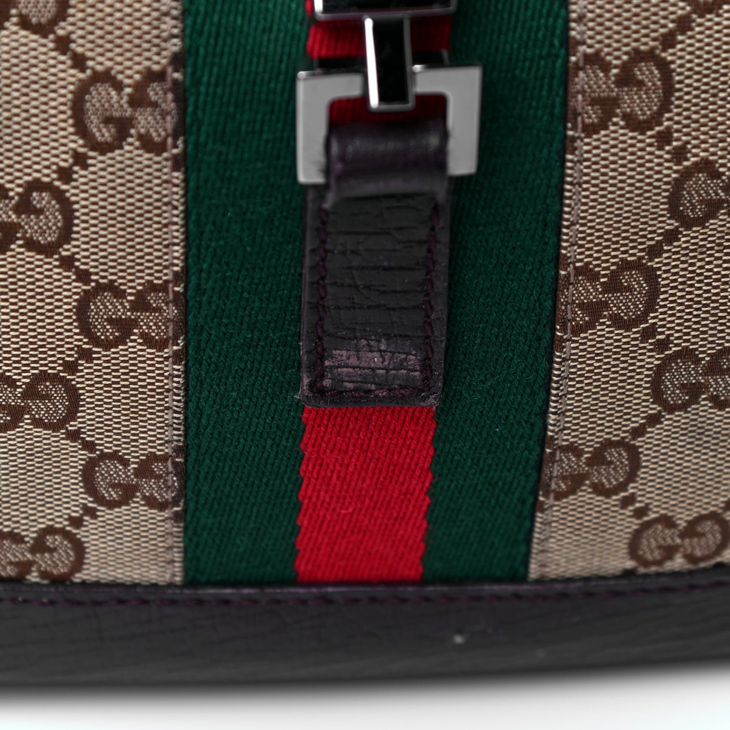 Monogram Web Jackie O Hobo Dark Brown
