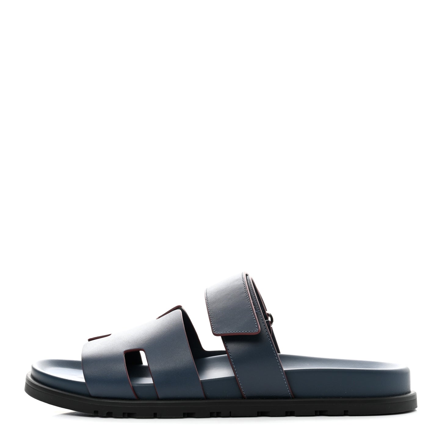 Calfskin Mens Chypre Sandals 43.5 Bleu Celeste Bordeaux