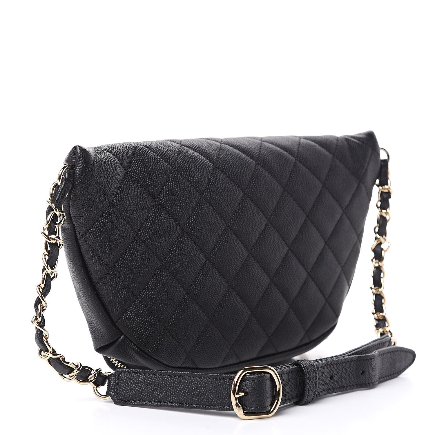 Chanel Caviar Quilted Business Affinity Waist Belt Bag Black 3 of 10