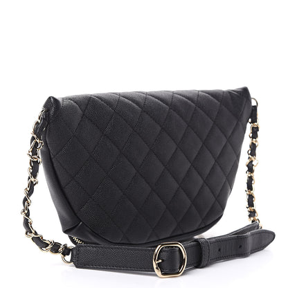 Chanel Caviar Quilted Business Affinity Waist Belt Bag Black 3 of 10