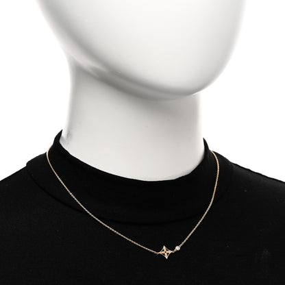 Louis Vuitton 18K Yellow Gold Diamond Idylle Blossom Pendant Necklace 2 of 4
