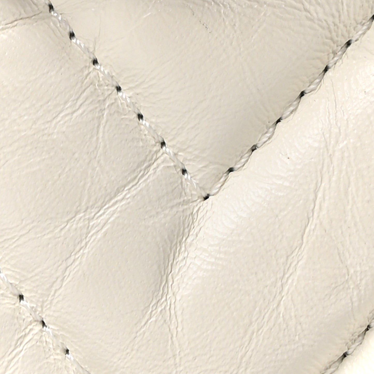 Aged Calfskin Chevron Quilted Small Gabrielle Hobo Black White