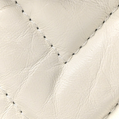 Chanel Aged Calfskin Chevron Quilted Small Gabrielle Hobo Black White 14 of 19