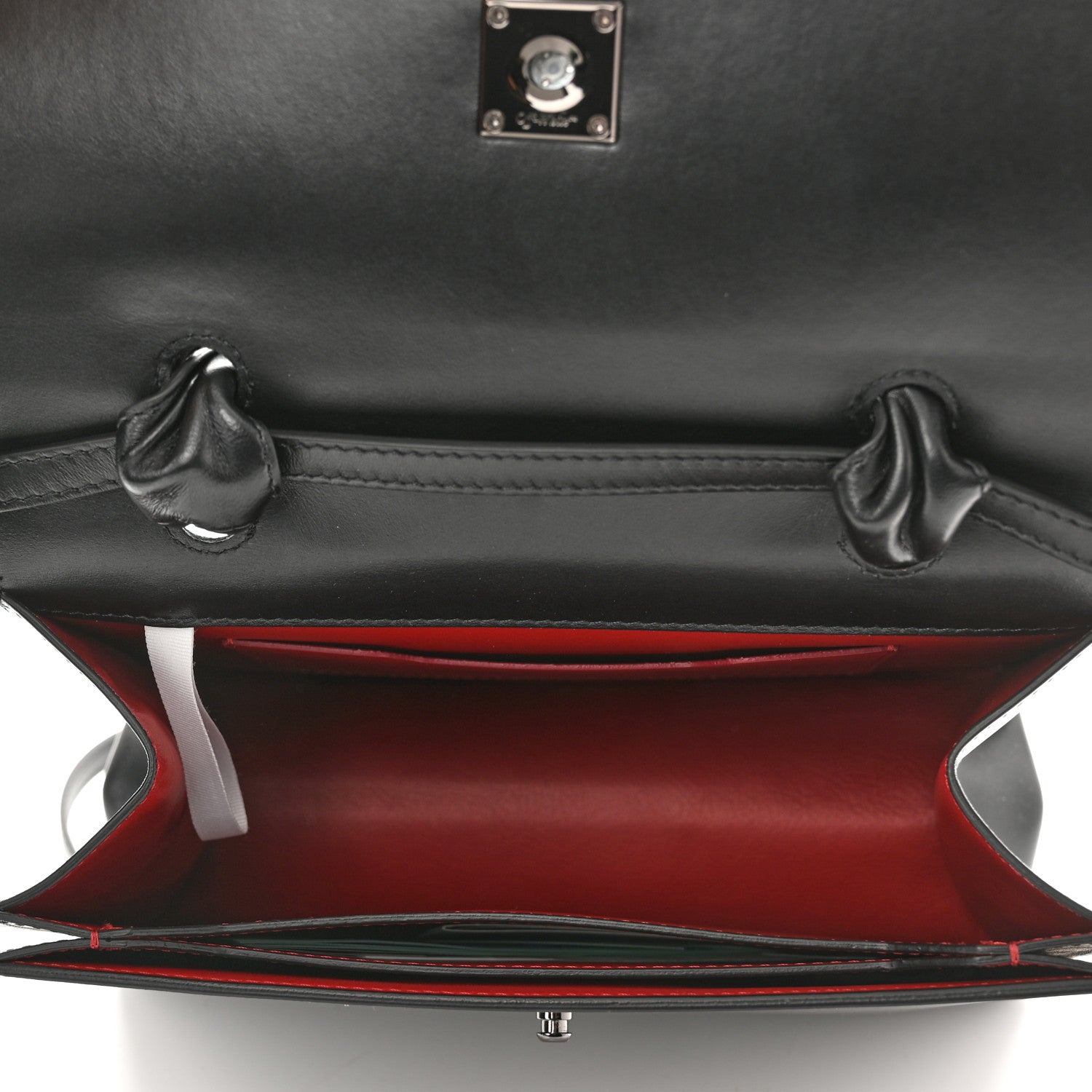 Off-White Calfskin New Jitney 2.8 Bag Black 5 of 9