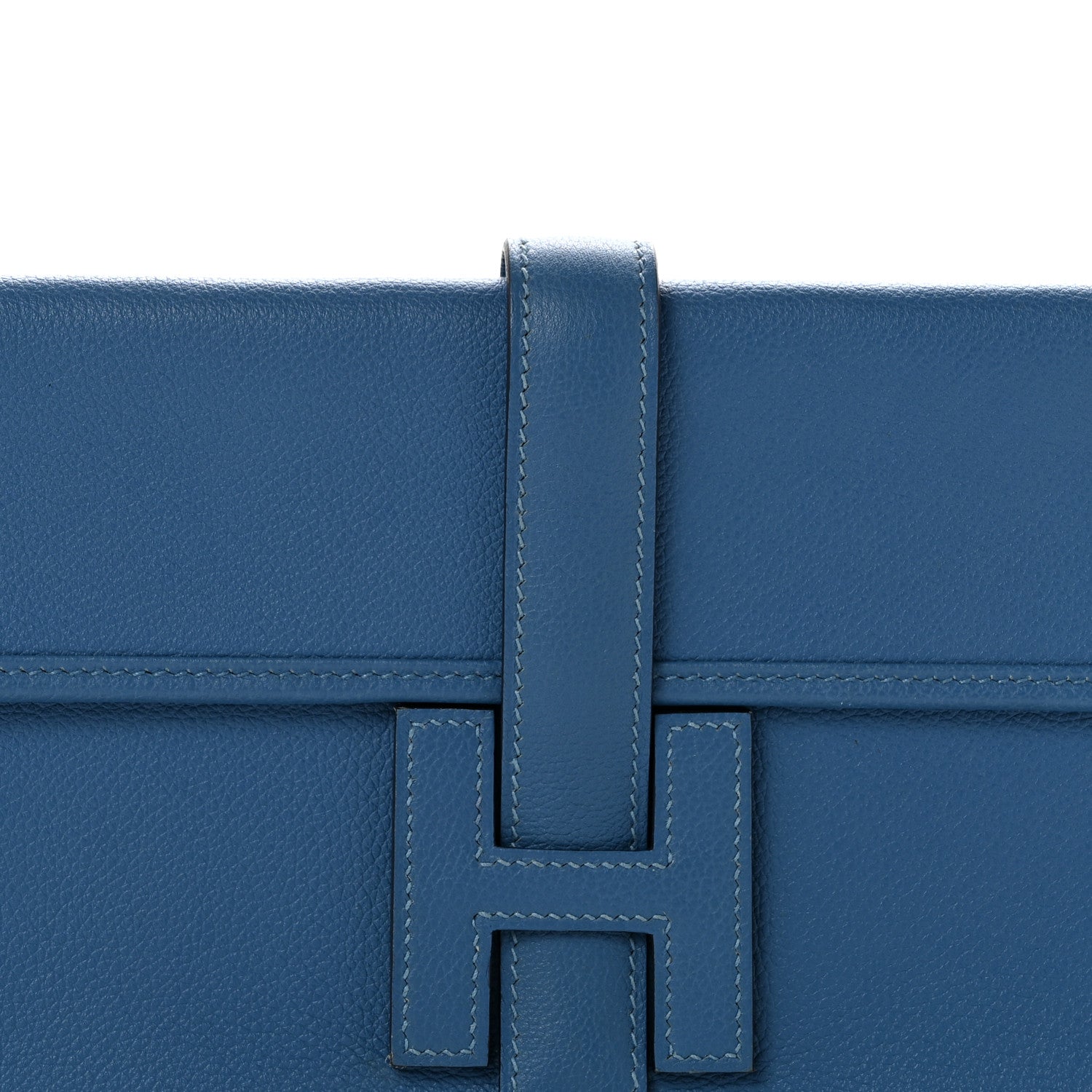 Hermes Evercolor Jige Elan 29 Clutch Blue Agate 8 of 11