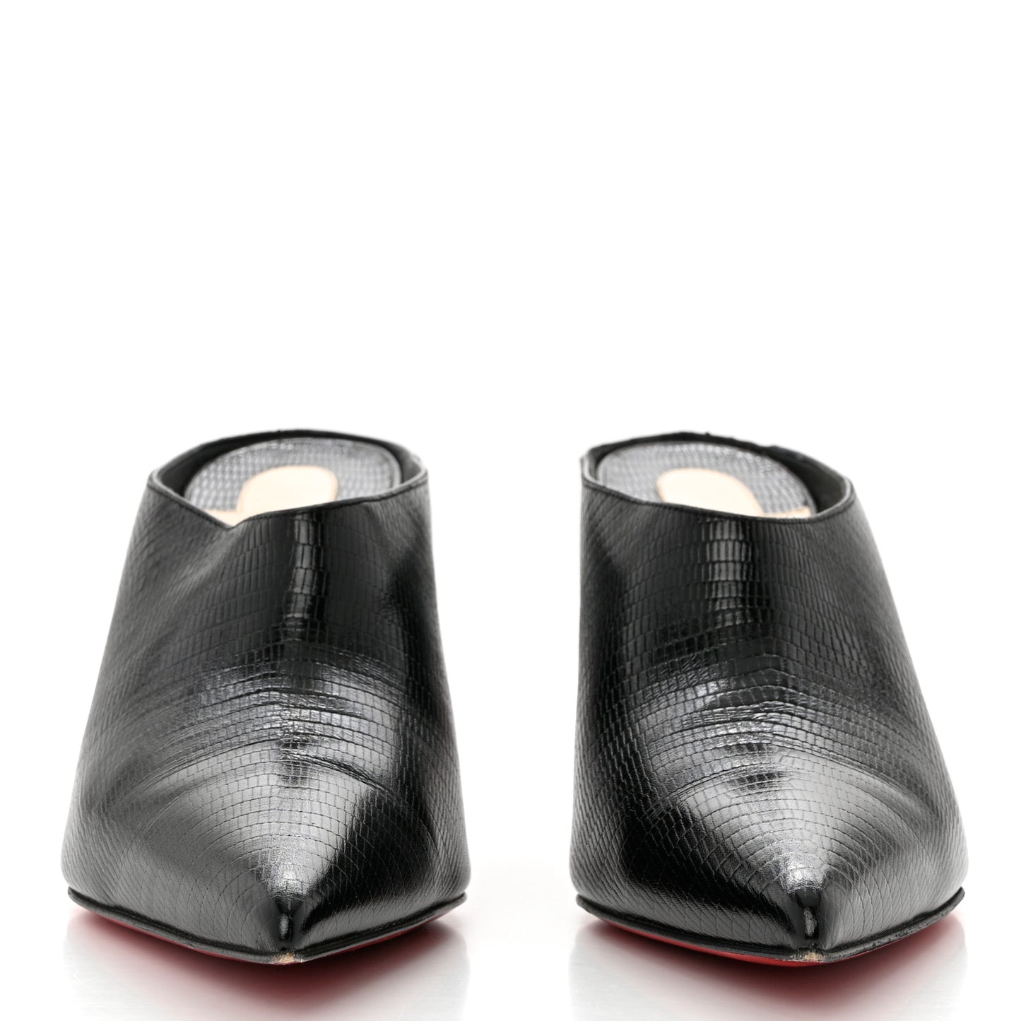 Calfskin Zarli Quart 80 Mules 38.5 Black