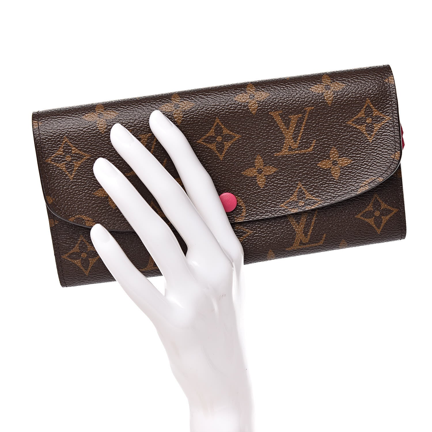 Louis Vuitton Monogram Emilie Wallet Hot Pink 2 of 11