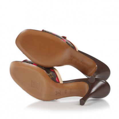 Louis Vuitton Monogram Cerises Open Toe Slides 39.5 4 of 10