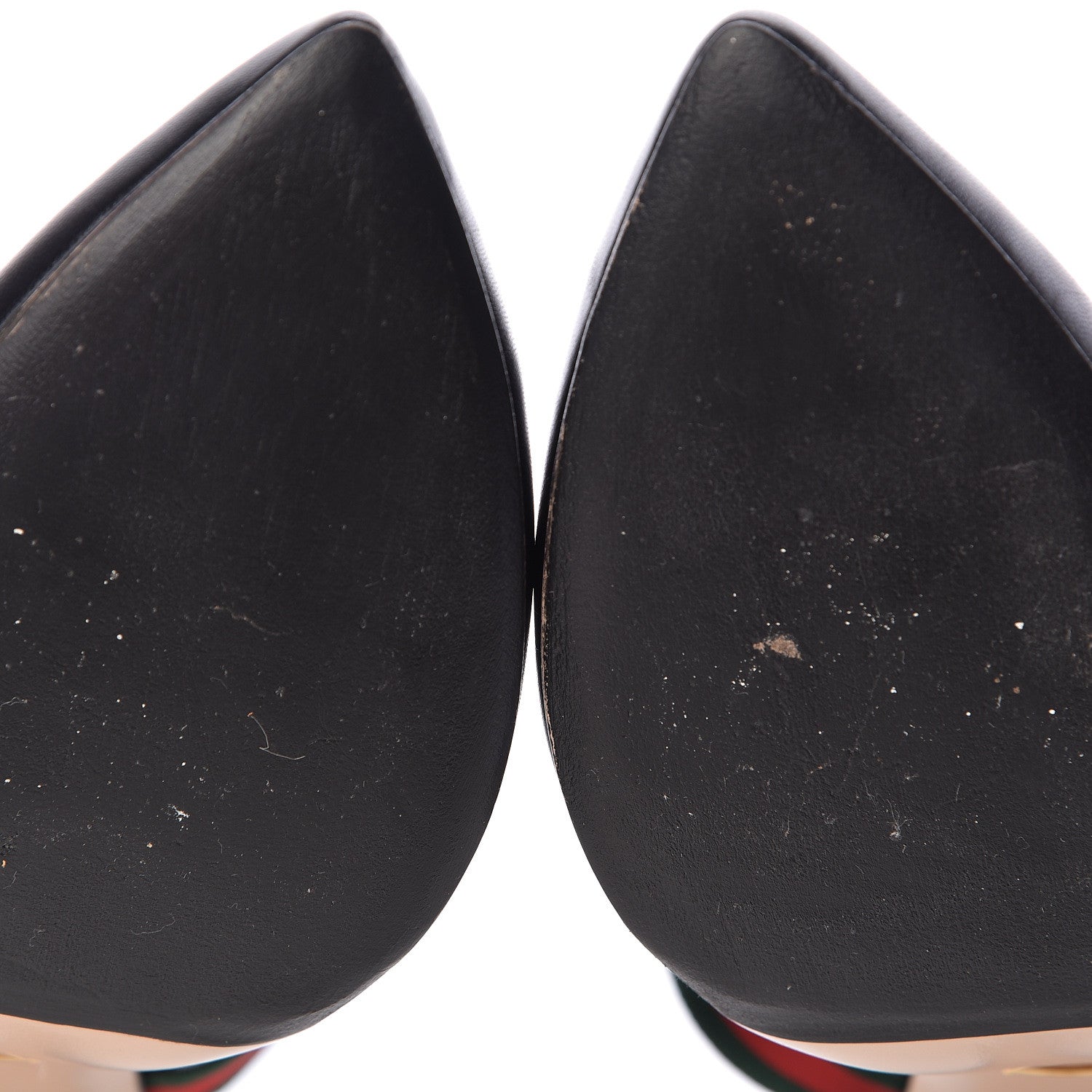 Gucci Malaga Kid Sylvie High Heel Pumps 42 Black 8 of 10