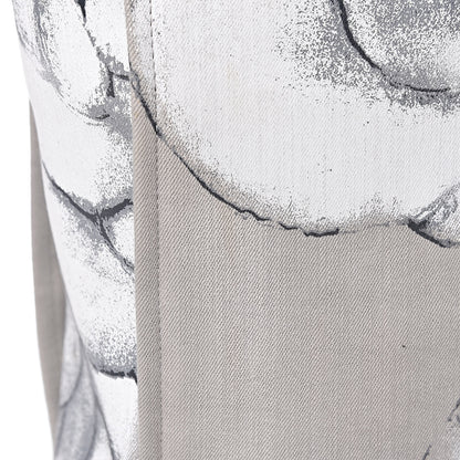 Chanel Canvas Medium Camellia Shopping Tote Grey Black 12 of 12