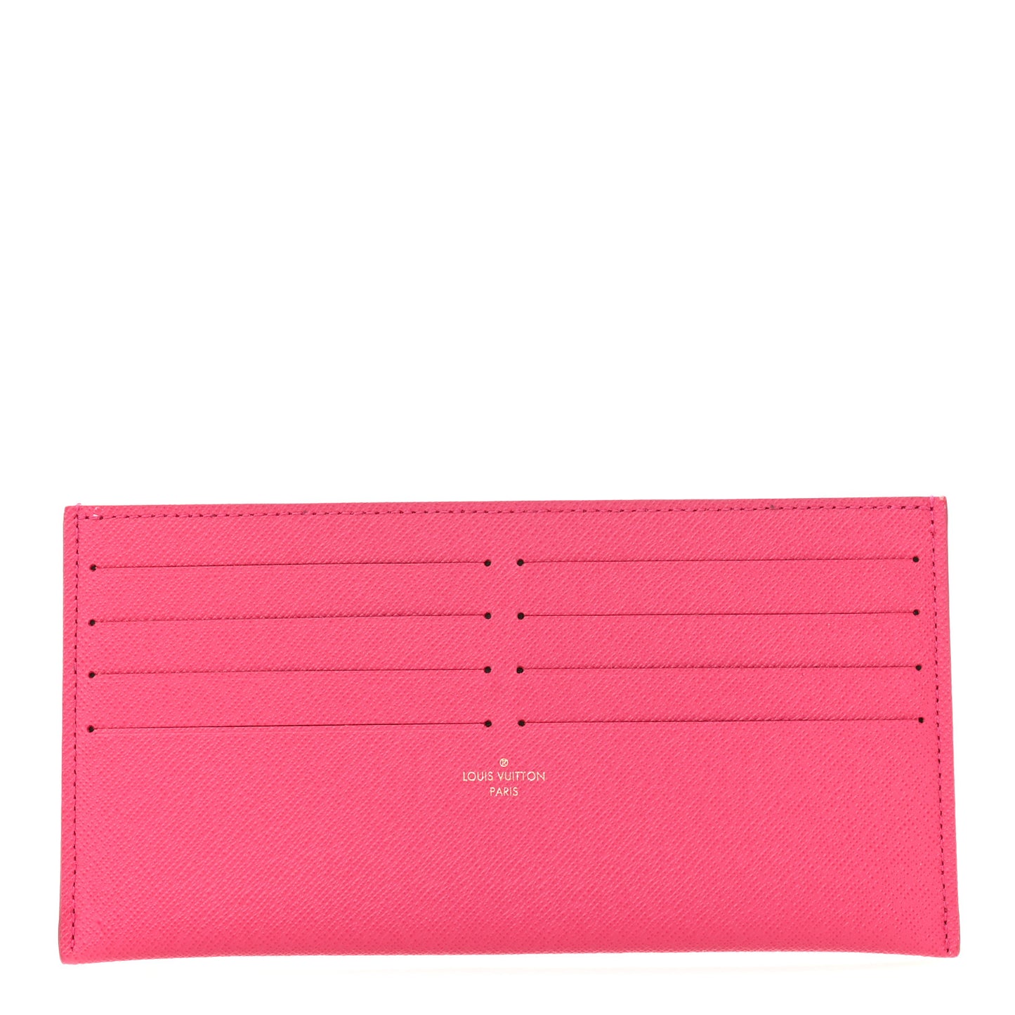 Calfskin Felicie Card Holder Insert Pink