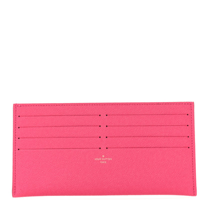 Louis Vuitton Calfskin Felicie Card Holder Insert Pink 1 of 10