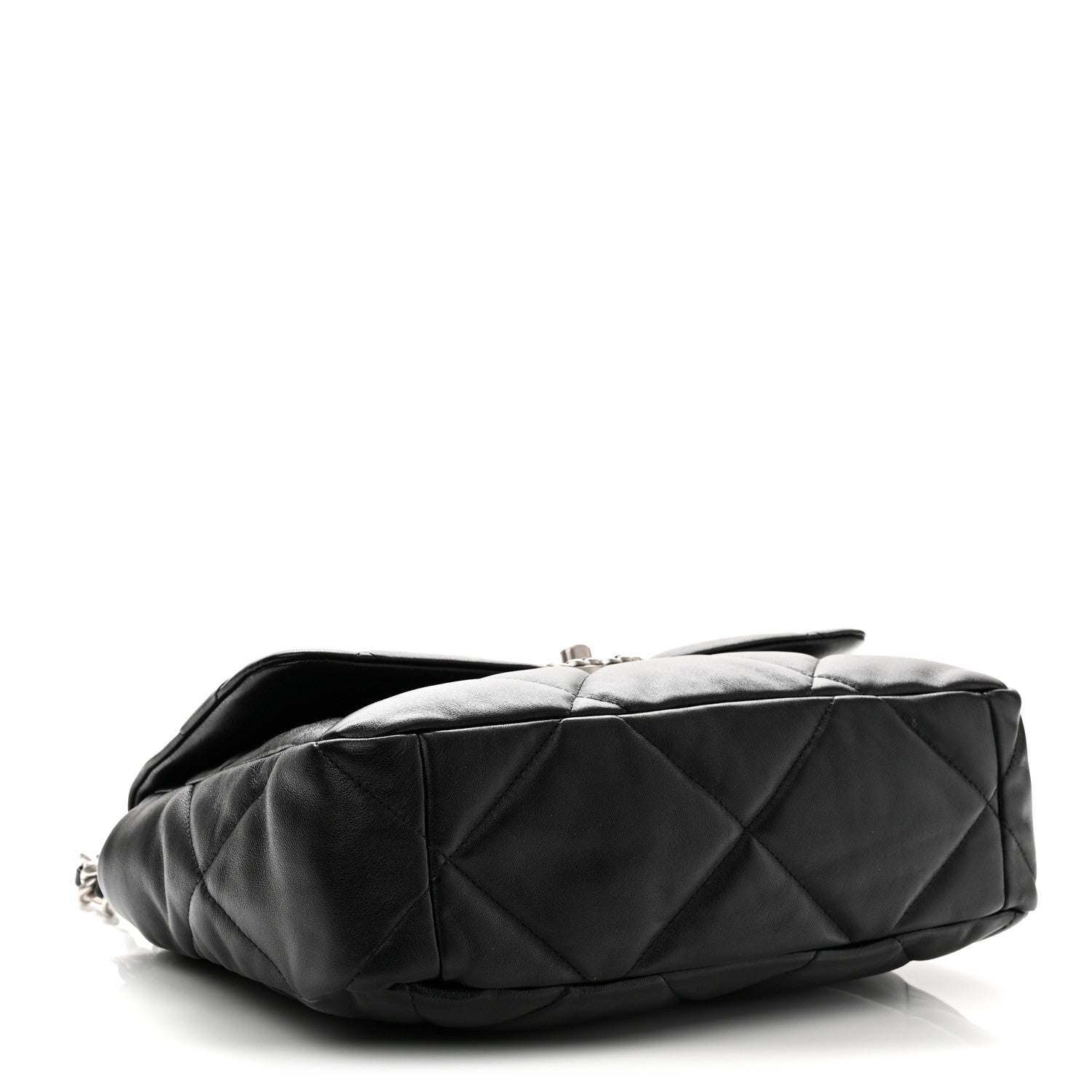 Chanel Lambskin Quilted Large Chanel 19 Flap Black 4 of 10