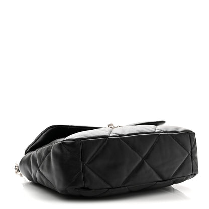 Chanel Lambskin Quilted Large Chanel 19 Flap Black 4 of 10