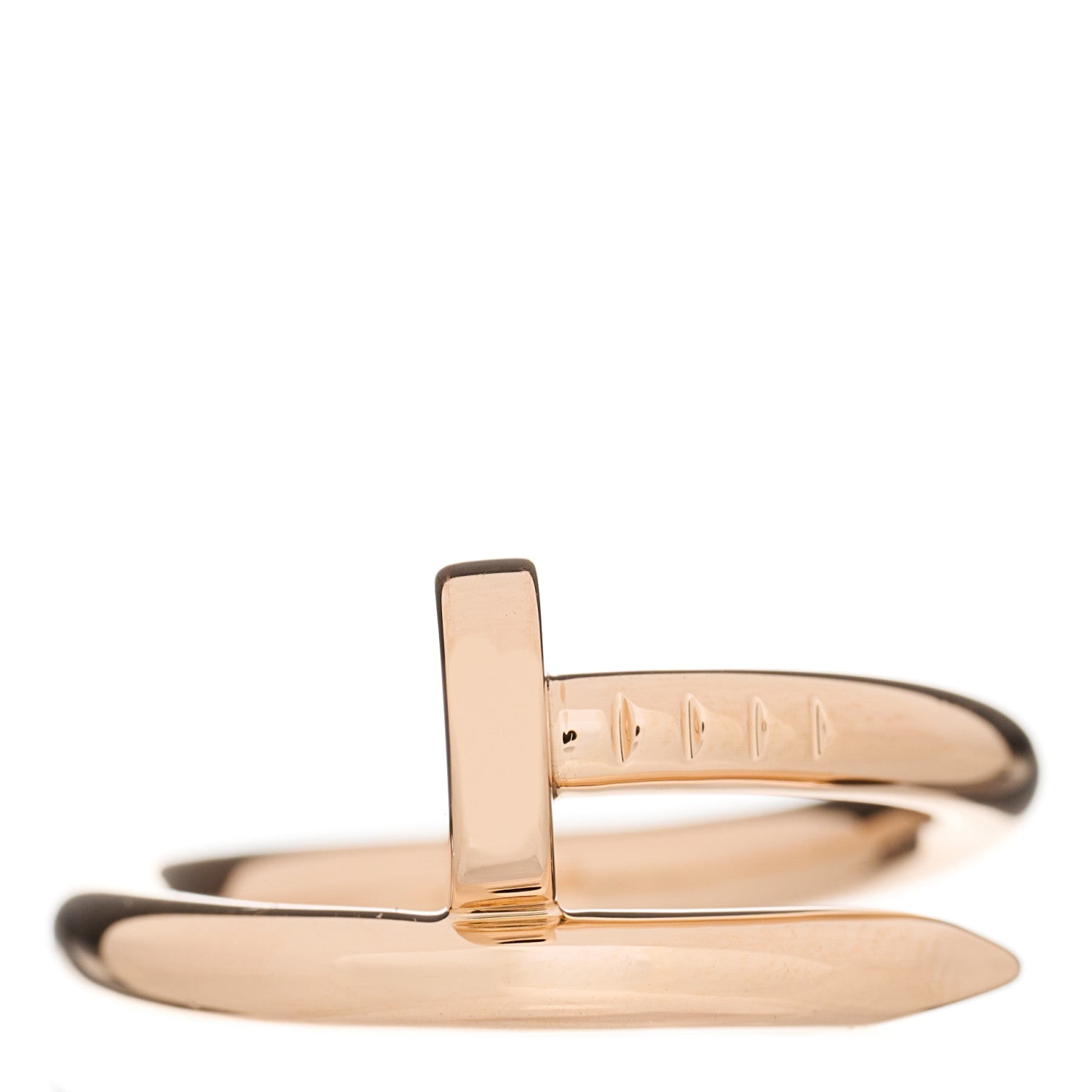Cartier 18K Pink Gold Juste Un Clou Ring 51 5.75 1 of 4