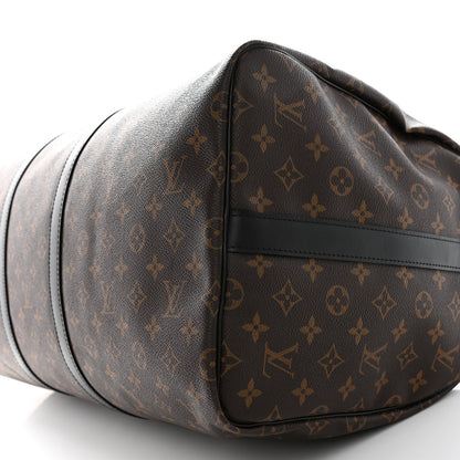 Louis Vuitton Monogram Macassar Keepall Bandouliere 55 8 of 8