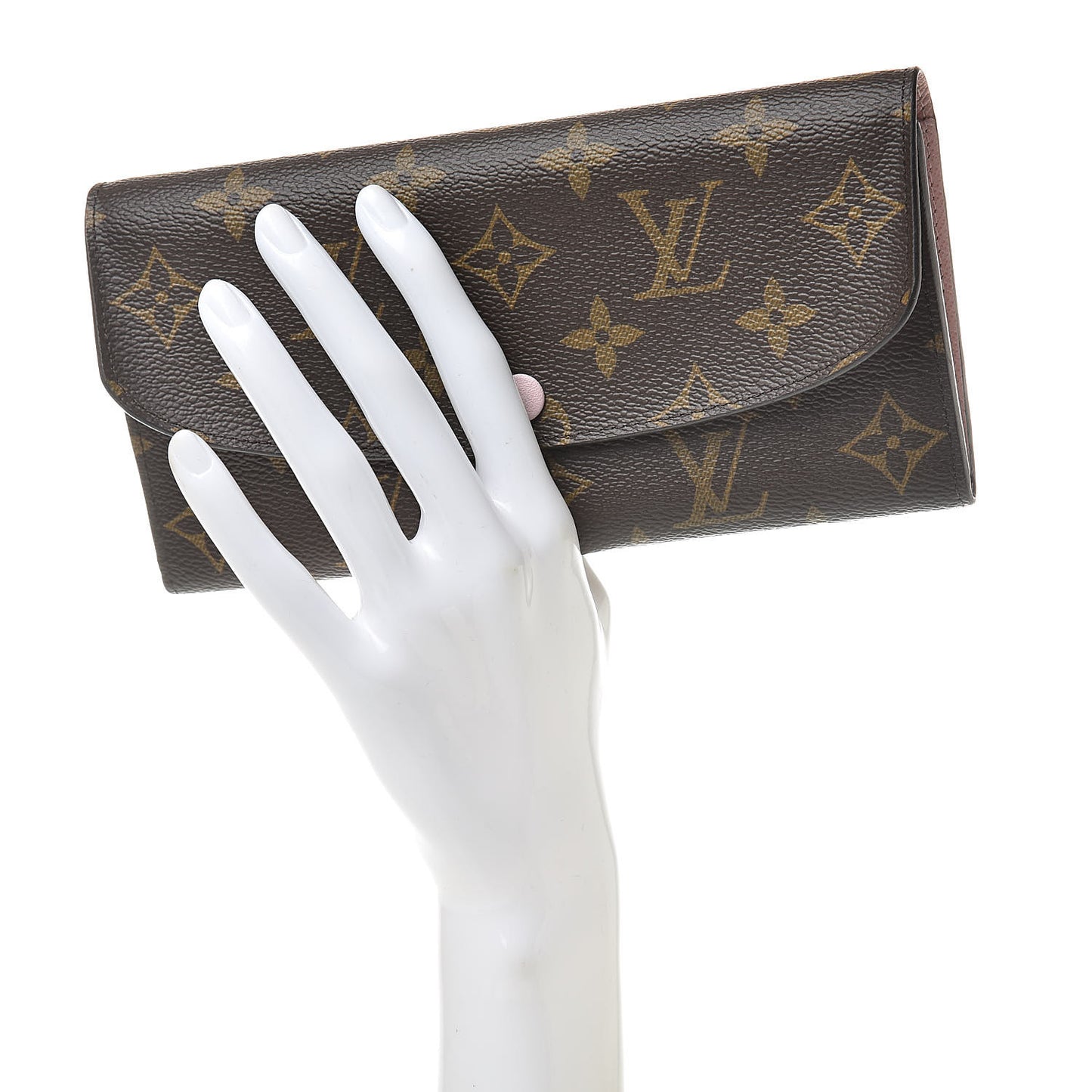 Monogram Emilie Wallet Rose Ballerine