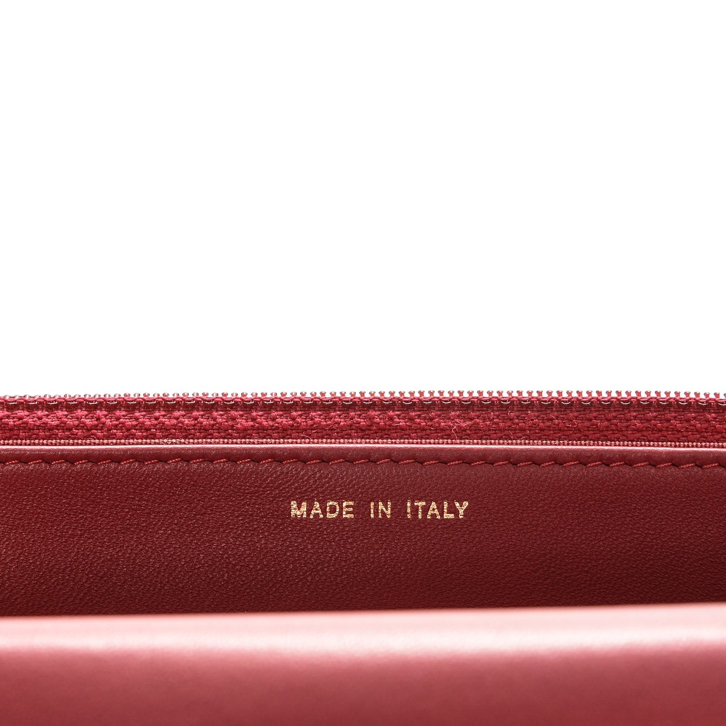 Lambskin Quilted Trendy CC Wallet On Chain WOC Dark Pink