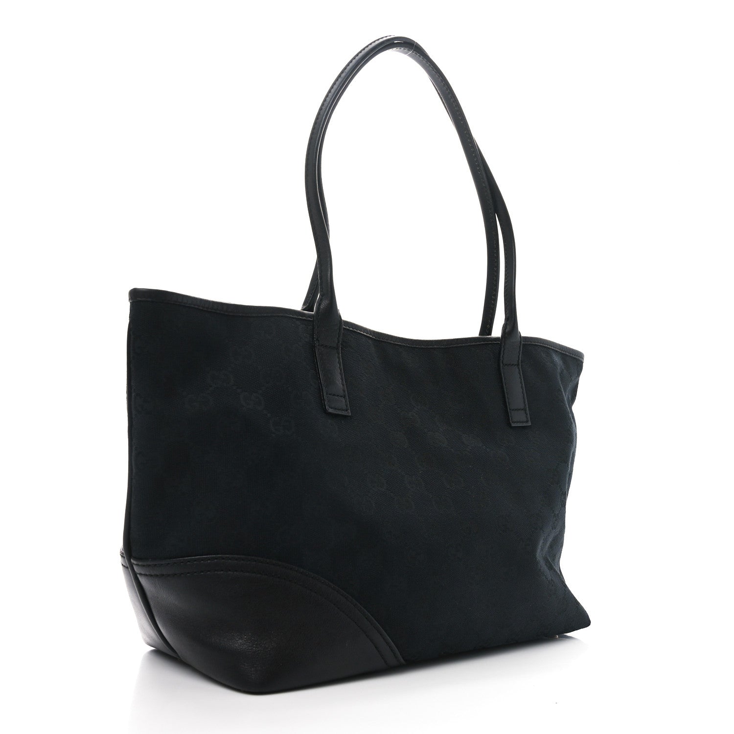 Gucci Monogram Medium New Britt Tote Black 3 of 10