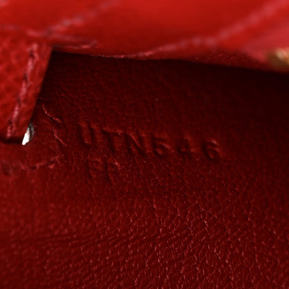 Hermes Epsom Kelly Sellier 25 Rouge Piment 7 of 12