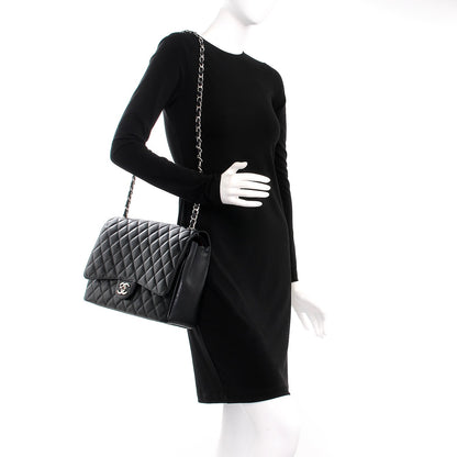 Chanel Caviar Quilted Maxi Double Flap Black 2 of 9