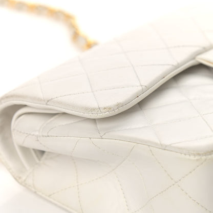 Chanel Lambskin Quilted Small Double Flap White 13 of 23