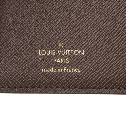 Louis Vuitton Damier Ebene Normandy Compact Wallet Rose Ballerine 6 of 7